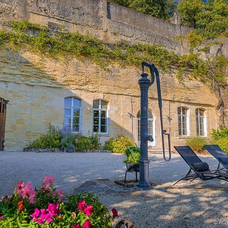 Maison Troglodyte Elegante Avec Spa, Salle De Jeux Et Jardin Clos A Vouvray - Fr-1-381-87 Bagian luar foto